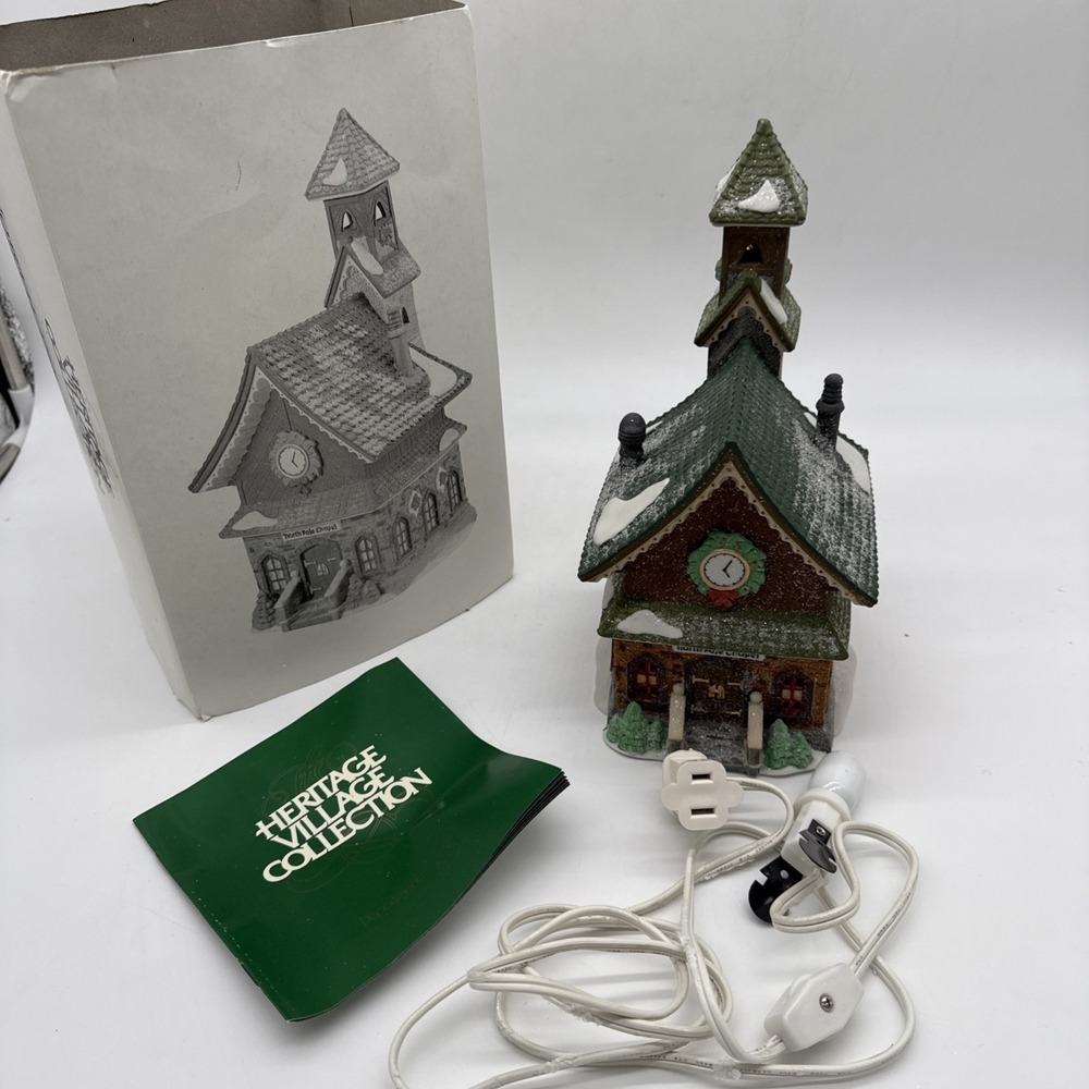 Department 56 Heritage Village North Pole Series NORTH POLE CHAPEL Christmas
